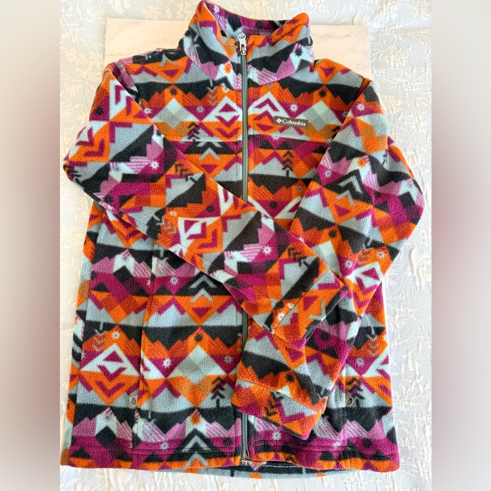 Columbia Kids' Geometric Pattern Fleece Jacket